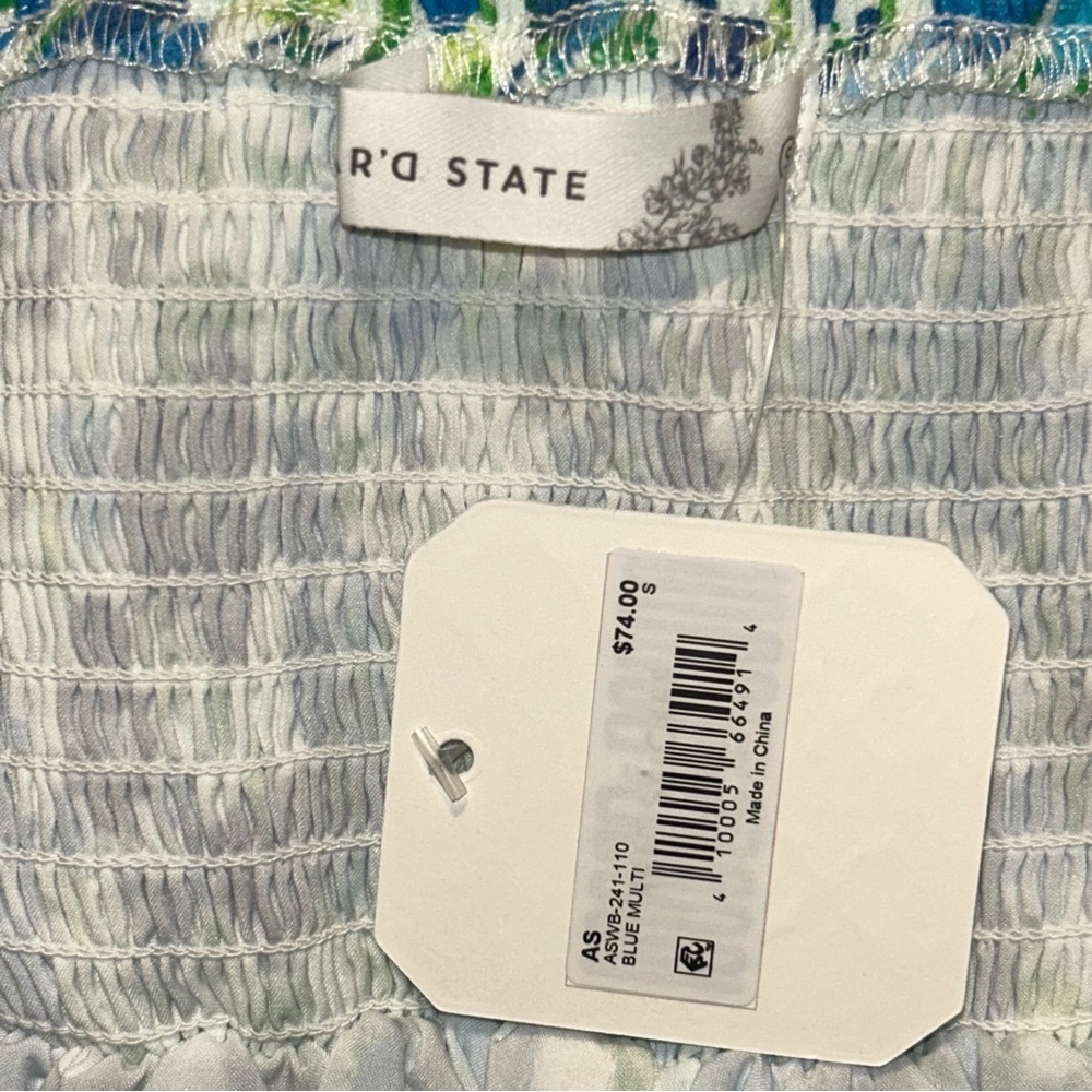 Altar'd State Blue Floral Jumpsuit - Picture 4 of 4